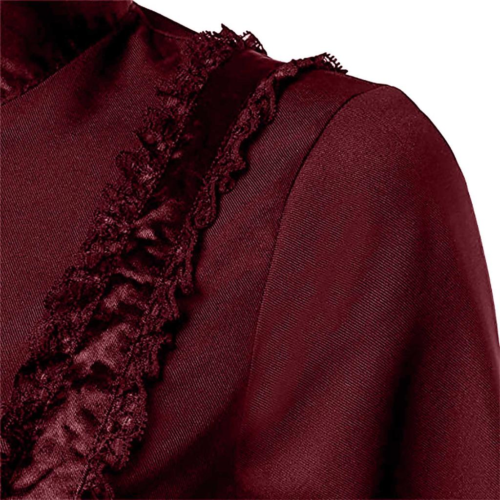 Women's Gothic Ruffle Bell Sleeve Corset Halloween Costume Plus Size Dress Off Shoulder Pattern Print Color Dress