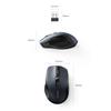 Ugreen MU006 Dual-Mode Wireless Mouse – 2.4GHz USB/Bluetooth 5.0, 4000 DPI Precision, Black
