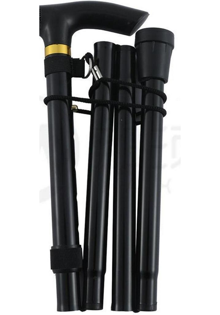 Ultra-Light Adjustable Folding Telescopic Aluminum Walking Stick - Non-Slip Hiking Trekking Pole