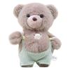 Whimsical Big Belly Teddy Bear Keychain Soft Plush Charm Adorable Bag Accessory