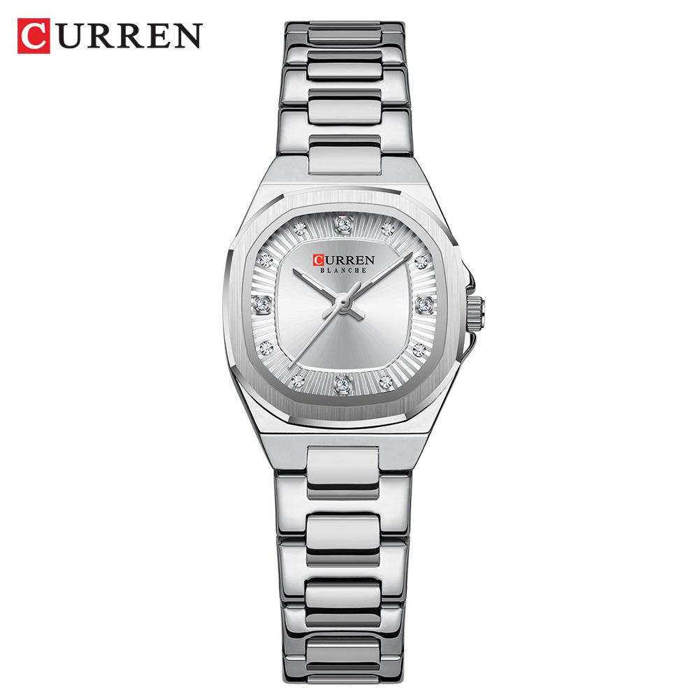 CURREN 9104 Women s Waterproof Quartz Watch with Steel Band – Casual Watch