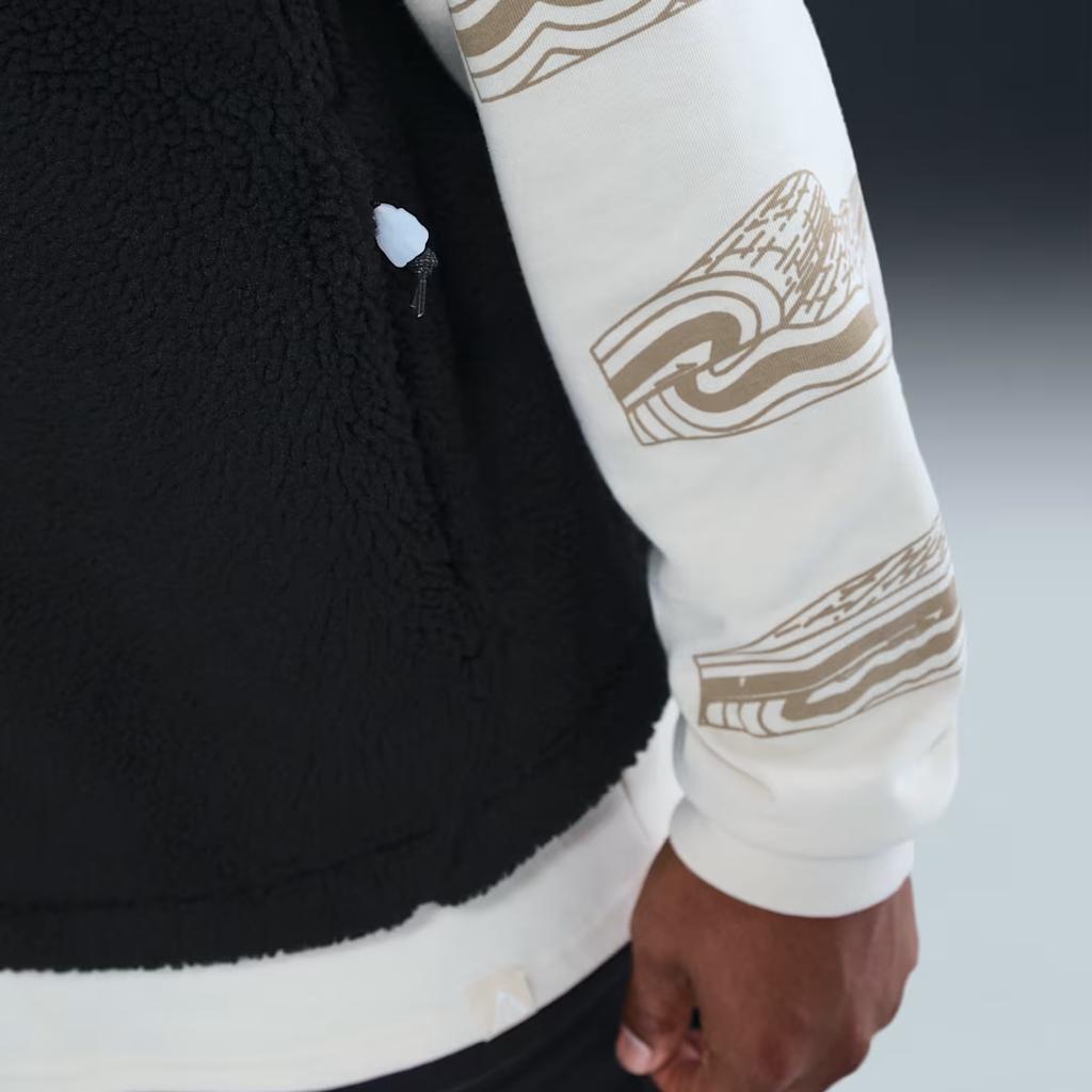 Nike ACG FW25 Therma-FIT ADV Comfortable Soft Loose Solid Color Stand Collar Vest Men Vest HV1111-010