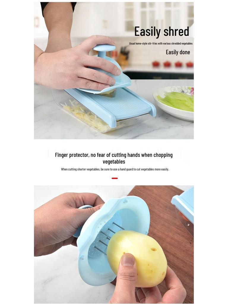 Multifunctional Stainless Steel Vegetable Slicer and Shredder