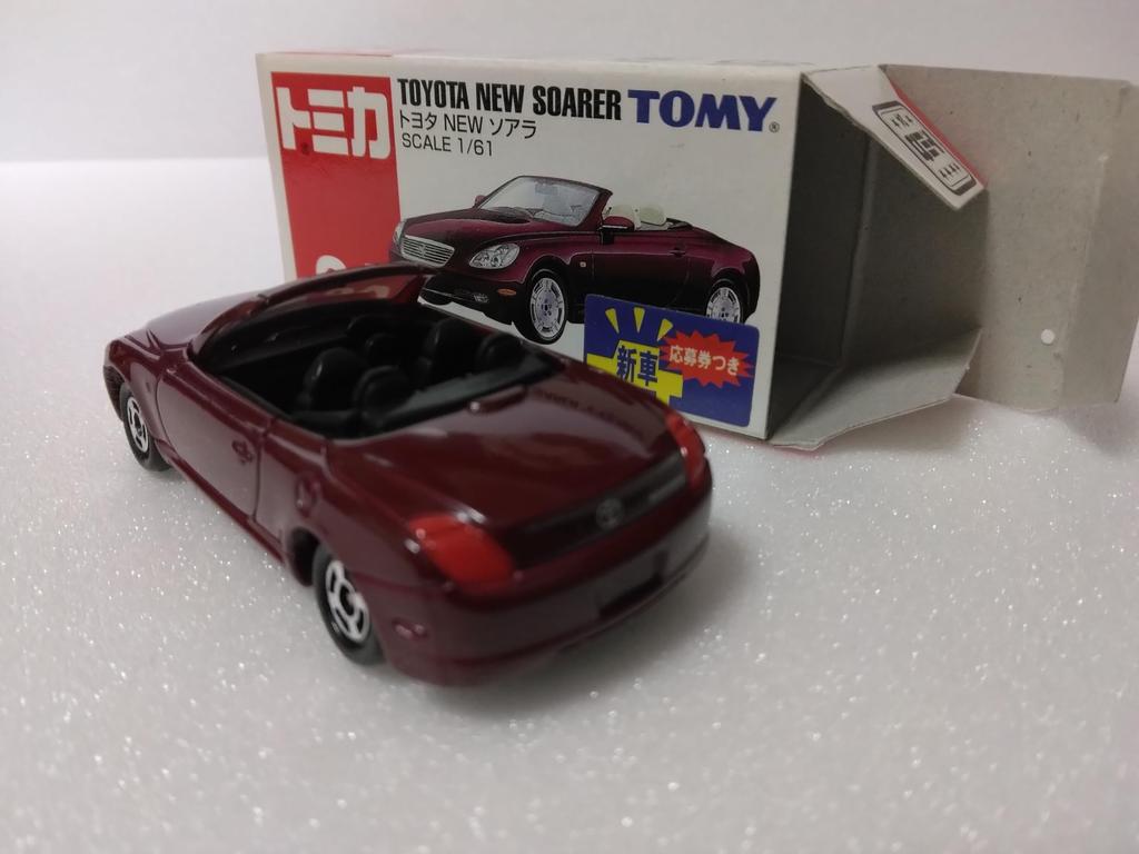 Tomica No. 24 Toyota New Soarer 1/61 scale die-cast model