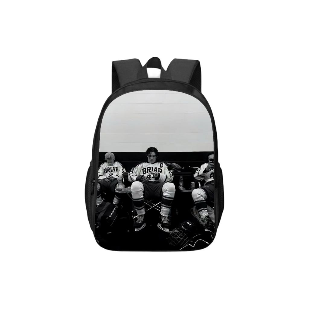 Youth Trendy Backpack Large Capacity Double Layer School Bag Casual Student Backpack Durable Material Lightweight Design