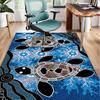 Australian Aboriginal Style Office Rug Chair Mat, Entryway Carpet, Suitable for Front Door, Bedroom, Living Room, Desk, Holiday Gift