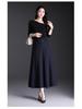 2026 Spring Women's High Waist A-Line Mid-Length Skirt with Wide Hem