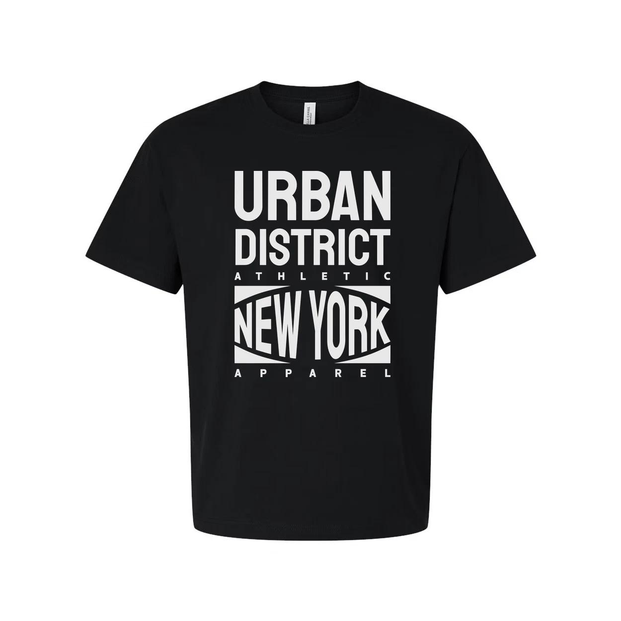 

Urban District Athletic New York Apparel Unisex Short Sleeve Cotton T Shirt Grap S
