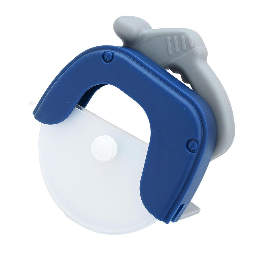 Large Pizza Cutter Wheel Pie Waffle Stainless Steel for Kitchen Tool Blue
