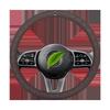 ORA Cat Series Steering Wheel Cover - Non-slip Nappa Leather, Sweat-absorbent, Ultra-thin 3D Texture