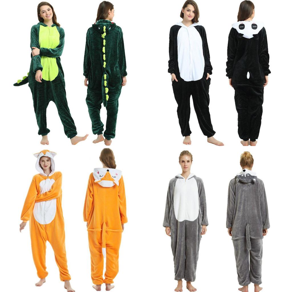 Luxuriously Soft Unisex Adult Animal Onesie Jumpsuit For Ultimate Lounge Comfort