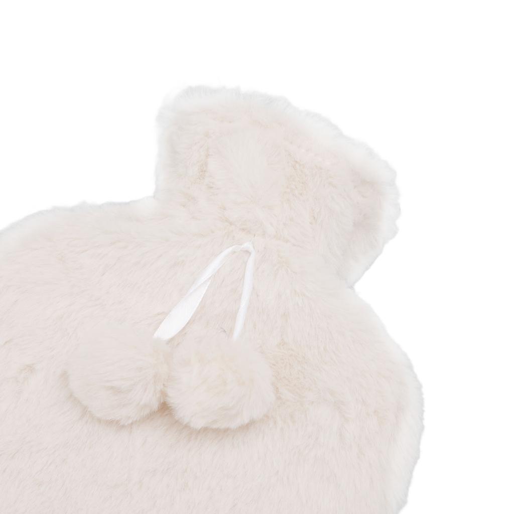 Hot Water Bottle 2000ML Water Injection Hot Water Bag With Plush Cover for Discomfort Relief