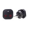 Black & White UK to EU Travel Adapter Plug, 9625 In-Stock