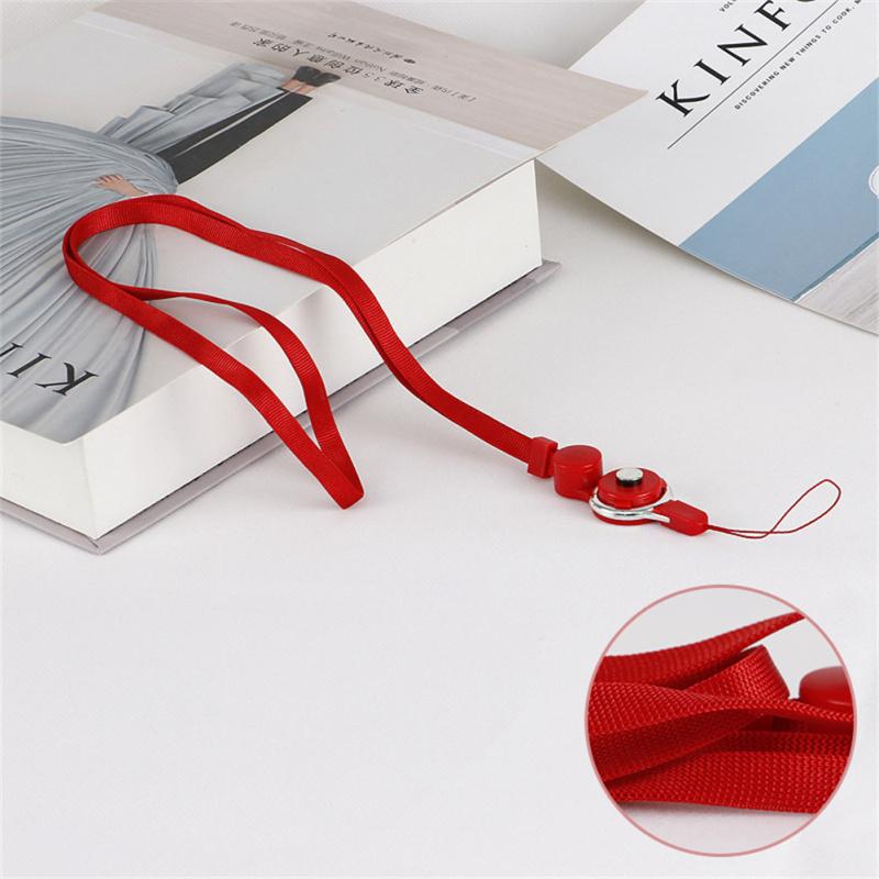 Wielofunkcyjne Paski do Telefonów Komórkowych Lina Odpinany Obrotowy Pierścień Smyczy Dekoracja Paska na Szyję Dla