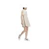 Adidas Originals Sports Lifestyle Series Logo Pattern Vintage Loose Side Pocket Strap Dress Women Dresses Beige JM2712