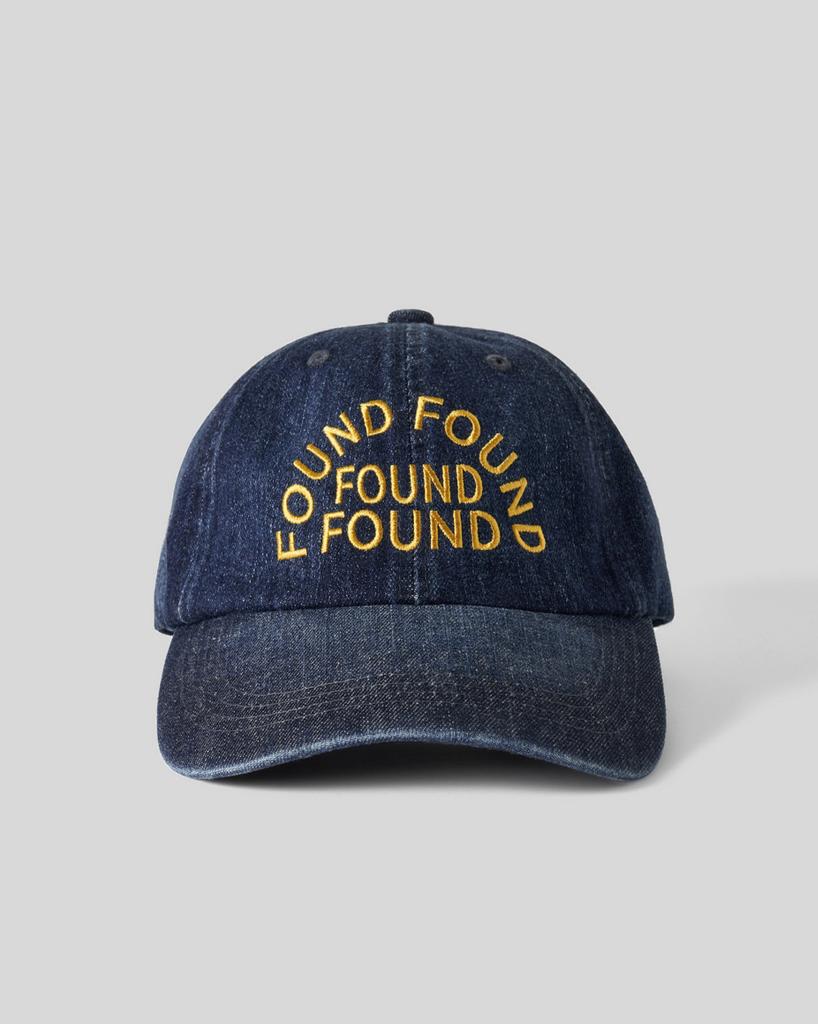 HUMAN N CAT Pound Arch Logo Denim Ball Cap [Indigo Blue]