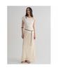 8seconds Jewel Embellished Asymmetrical Short Sleeve T-Shirt Ivory