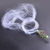 Nylon Fish Net Mesh Trapper Metal Spring Hook Shoal Netting Fishing Gear Tackle