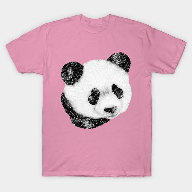 T Shirt Women Cosmic Panda Harajuku Print Kawaii Tshirt Summer Short Sleeve Female T-Shirt Top Tee