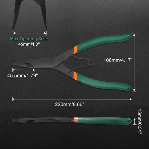 LEONTOOL Locking Ring Pliers, C-Ring Pliers, Circlip Pliers, Straight, Non-Slip, for Installation and Removal, Automotive Maintenance Tools, Precision