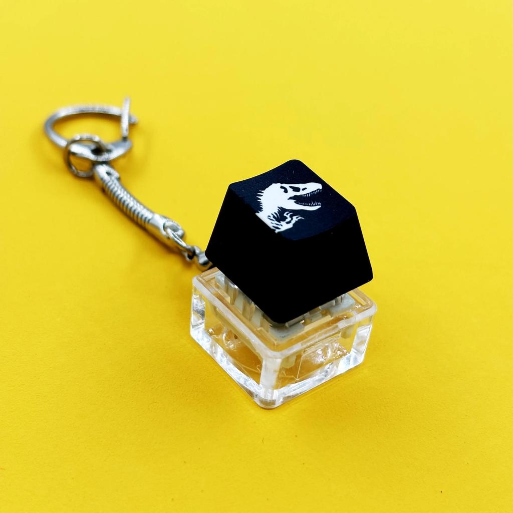 Keyboard Key Toy Party Stress Relief DIY Fidget Button Keycap Fidget Keychain Keyboard Keychain Toys Finger Keyboard
