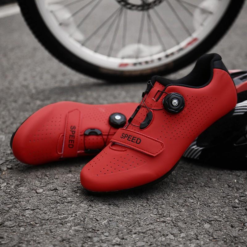 Mens Road Mountain Bike Cycling Shoes Hard Sole Lightweight Pedal Compatible MTB Riding