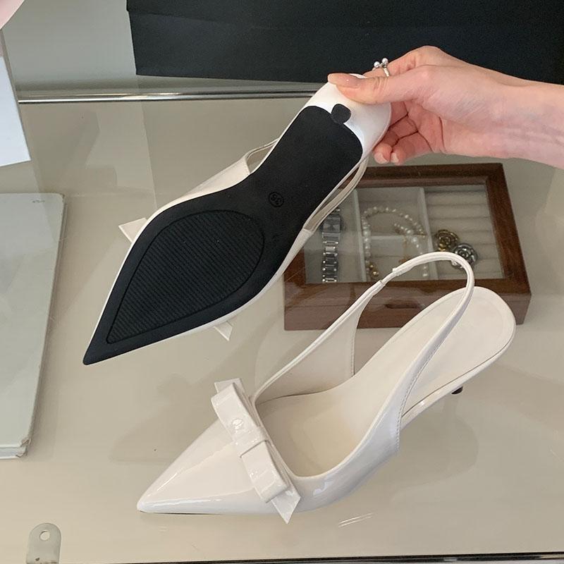 Fashion Footwear Butterfly-Knot Ladies High Heels Shoes New In 2025 Fashion Pointed Toe Women Thin Heels Pumps Shoes Female Slingbacks