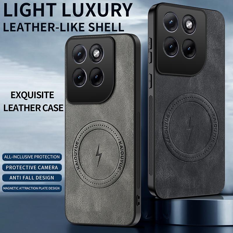 For Motorola Edge70 Pro/Signature/moto X70 Air Pro Case Simple Stylish Magnetic Suction PU Leather Skin-friendly Anti-drop Cover