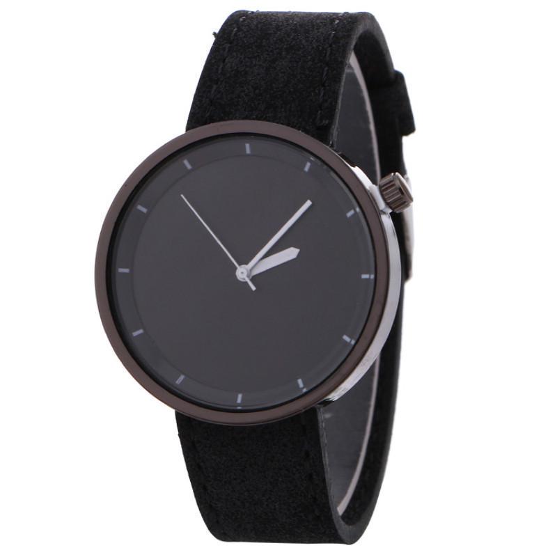 Casual Vogue Analog Quartz Armbåndsur Enkel Big Dial Denim Stoff Band