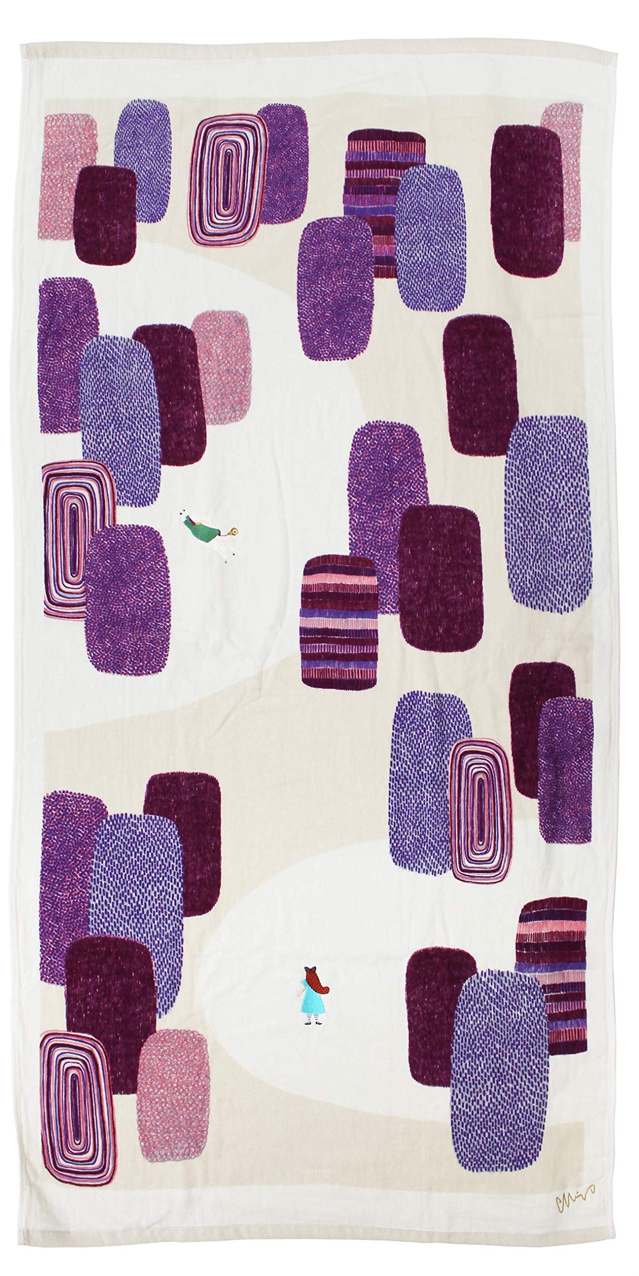 

Kusunokibashi Monori Bath Towel vloume2 Alice in Purple [moritaMiW] Wonderland, [A-67344-11-PAP]