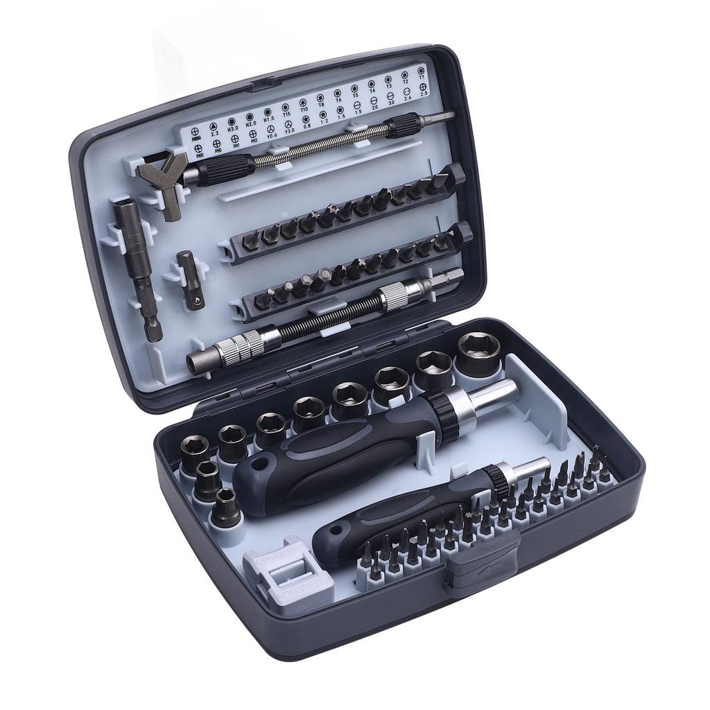 68 In 1 Ratchet Screwdriver Set Multi Functional Sockets and Screwdriver Bits Set for Bike Car