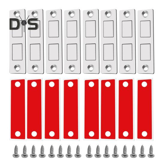 

Дверные магниты Ультратонкая магнитная защелка на двери шкафа, самоклеящаяся, простая в установке, магниты для мебельного шкафа, дверная защелка 4pcs