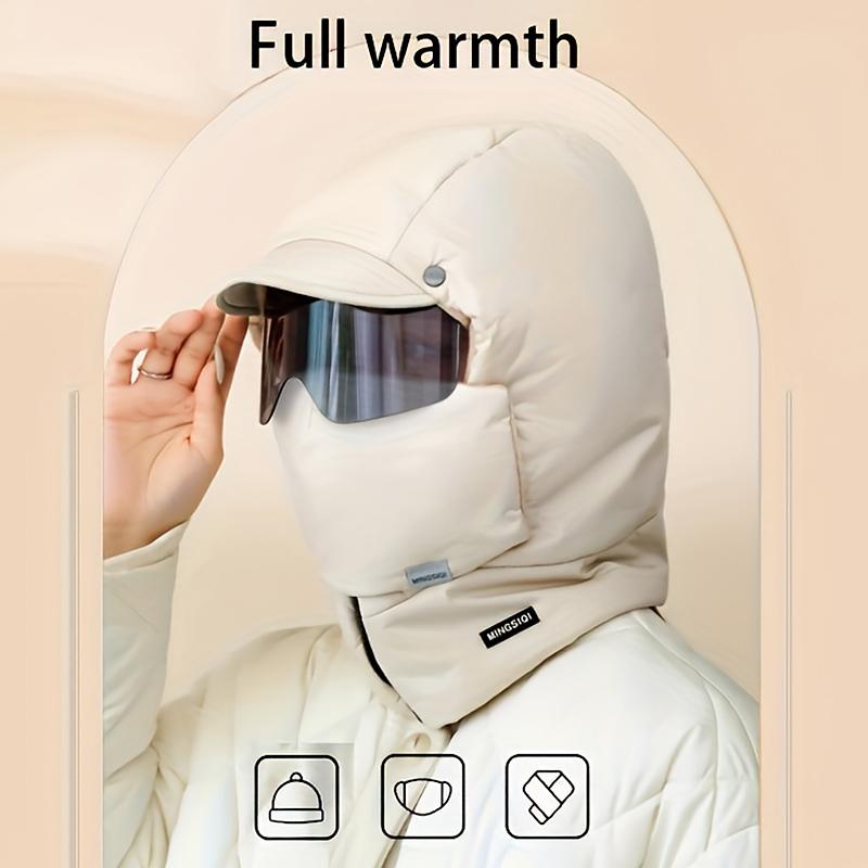 Zimowe gogle design czapka do jazdy podszewka polarowa wodoodporna ochrona przed zimnem wygodna wielokolorowa