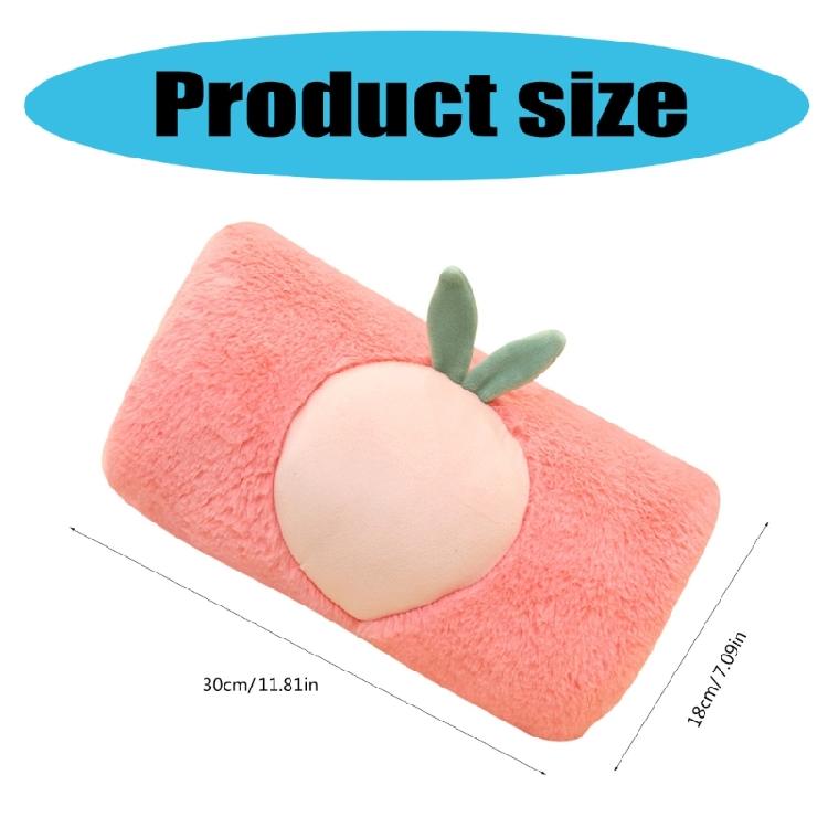 Elegant Hand Warmer Furry Easy to Detach Cartoon Fruit Winter Essential Women Winter Hand Warmer Lovely Fruit