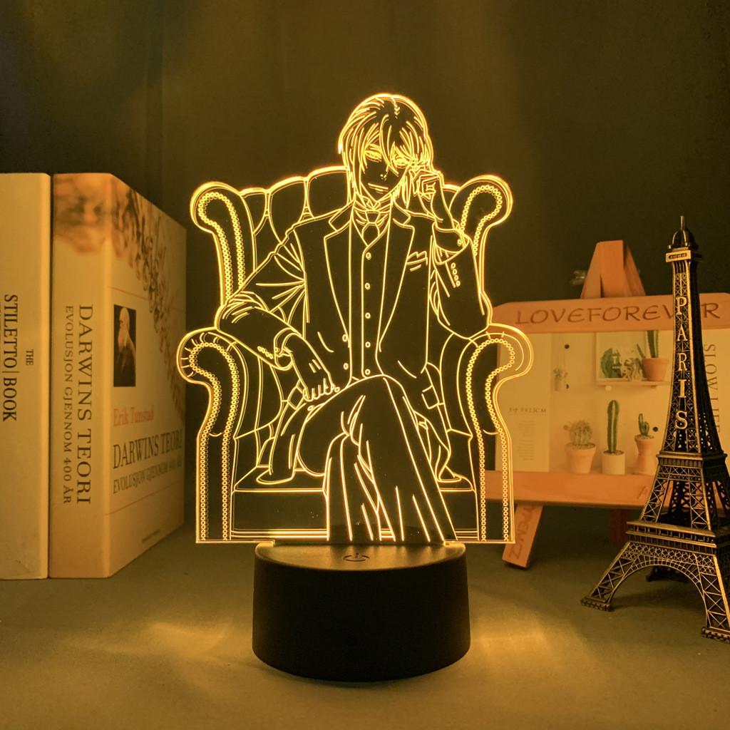 Moriarty The Patriot 3d Led Night Light With Touch Control And For Home Decor