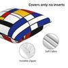 Piet Mondrian 2 Pcs Square Pillowcase Pillow Cover Cushion Decor Comfort Throw Pillow For Home Car