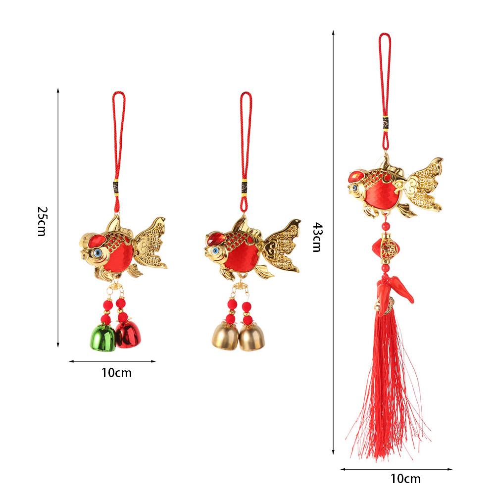 Traditional Spring Festival Pendant Creative Exquisite Hanging Ornaments Reusable with Tassel New Year Ornaments Birthday