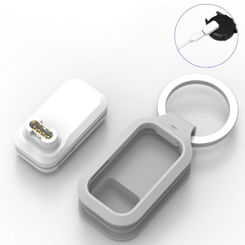 Universal Charging Adapter With Protective Case Cover For 5/6/7/8 Series Watches Magnetic Keychain Design Secure Docking