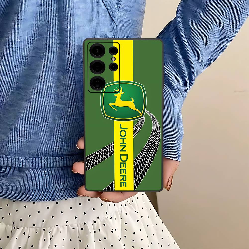 

Зелена Чохол для телефону Green J-John Truck D-Deeres Для Samsung S 24 Fe 25 Ultra Plus 20 Lite 21 30 23 24 22 Ultra 5G Fundas Samsung S30 Ultra 5G