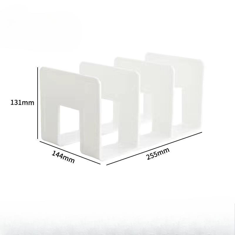 Transparent Book Riser Student Desktop Organiser Divider Shelf Book FileBook Rack Office Data Shelf Baffle