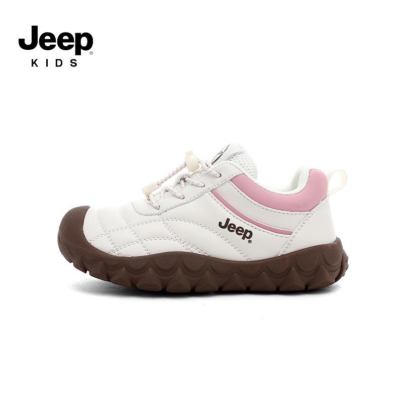 

Jeep Girls Leather Running Shoes - 2025 Non-Slip Soft Sole for Autumn/Winter 27