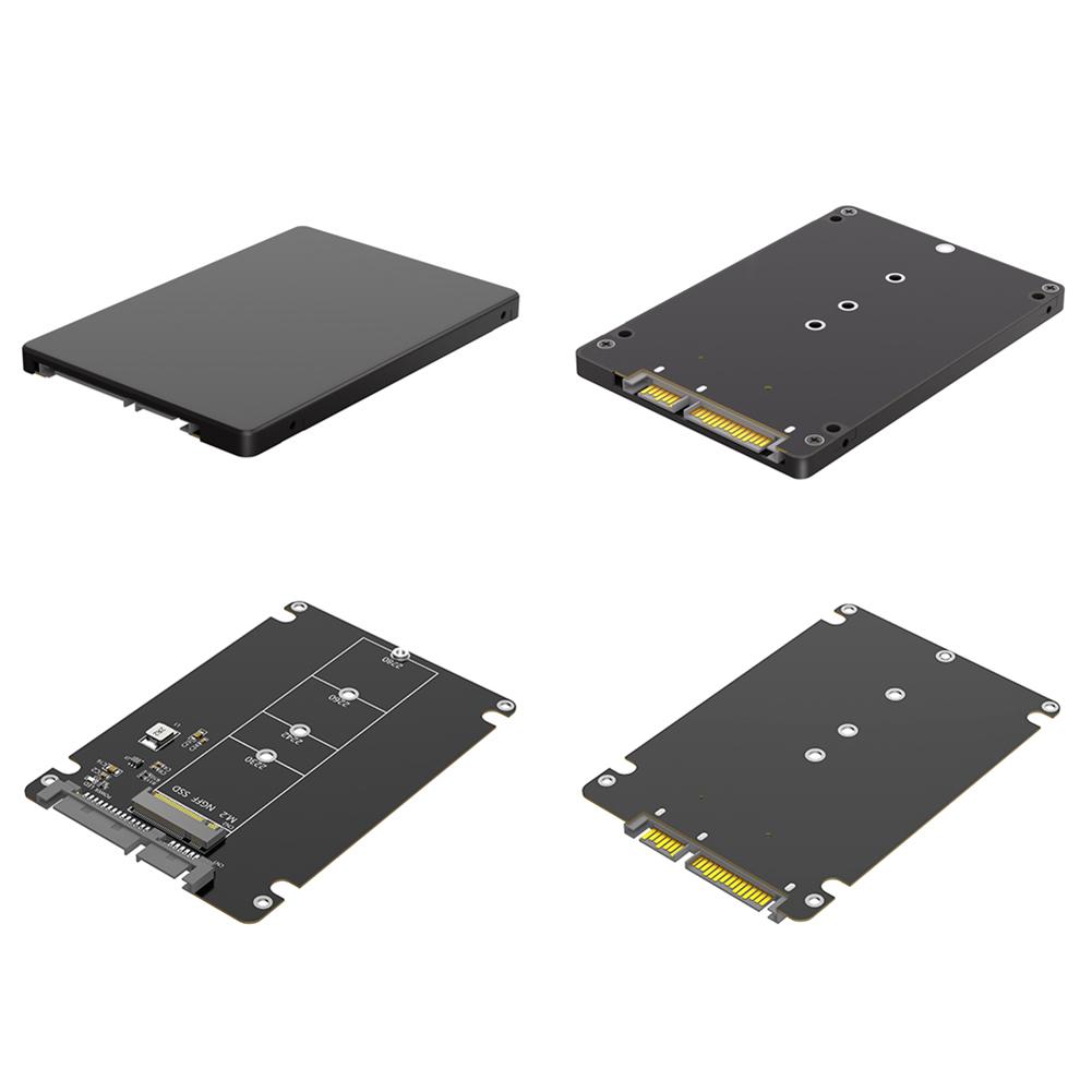 M.2 NGFF B Key To 2.5inch SATA SSD Enclosure Hard Disk Case Enclosure M.2 NGFF SSD To 2.5 Inch SATA III Adapter for Laptop