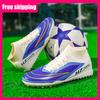 Mens Football Shoes Original Fast Professional Grass Training Lightweight Breathable Indoor TF/FG Youth Athletic Soccer Shoes