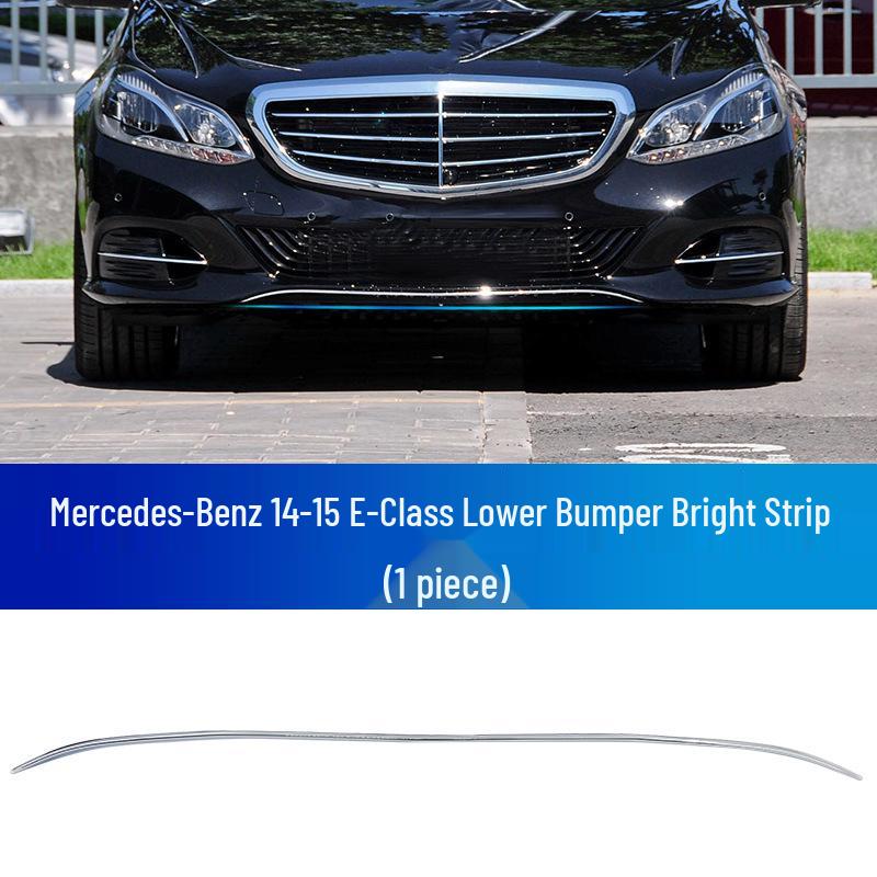 Front & Rear Bumper Chrome Trim for Mercedes-Benz: E180, E200, E260, 300L