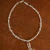 Geegee Boots Clear Necklacea