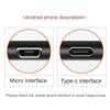 2.4A Fast Charging Key Chain Data Cable Lanyard USB Charger Cable For Android Type-C Support Data Transmission
