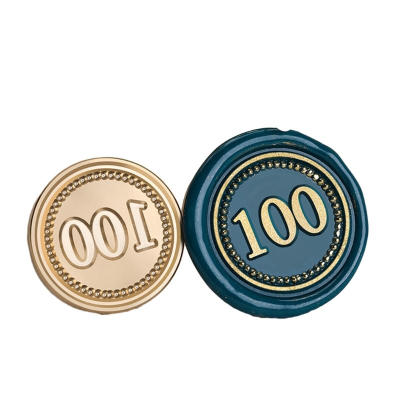 Sealing Wax Stamp Number Series Wax Seal Stamp for DIY Envelope Wedding Invitation Greeting Card Scrapbooking Letter
