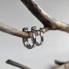 Серебряные серьги с изумрудом nano 1.102ct (2205876)