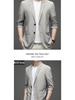 Autumn 2024 Men's Slim Business Casual Suit Jacket for Middle-Aged Dads