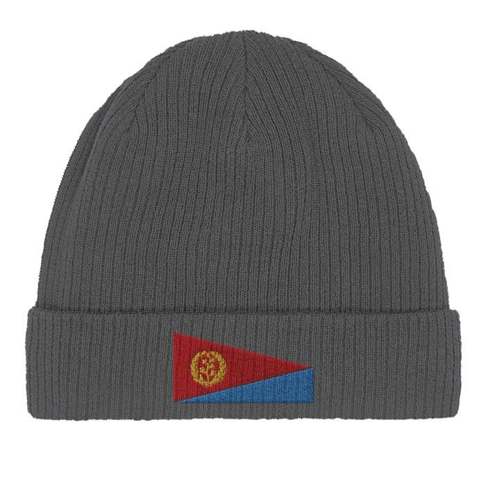 Bonnet Drapeau Érythrée en Gris